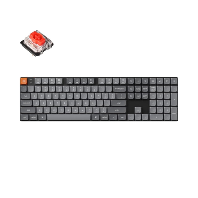 Teclado Mecánico Personalizado Inalámbrico Keychron K5 Max Gateron Red
