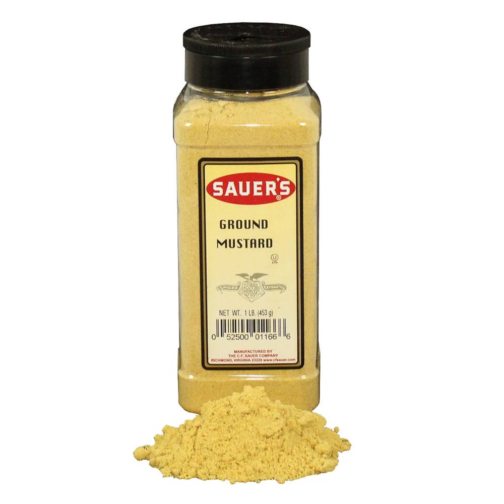 C.F. Sauer Foods Ground Mustard, 1 Pound 6 per case.