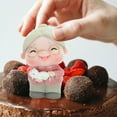 thumbnail image 1 of unbranded 1Ud Decorativa De Mujer Anciana Rosa Y Estable Para Pasteles Y Tartas, 1 of 8