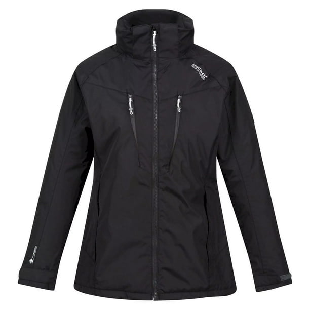 Regatta - Chaqueta Impermeable Calderdale Invierno para Mujer (Negro) Regatta UTRG8192_black