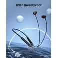 thumbnail image 3 of Rythflo Bluetooth Headphones,V5.2 Wireless Bluetooth Earbuds w/Mic in-Ear Magnetic Neckband Earphone 30Hrs Playtime, IPX7 Sweatproof Deep Bass Headset for Phone Call Music Sports, 3 of 5