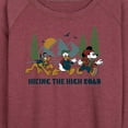 thumbnail image 3 of Mickey & Friends - Hiking The High Road - Women's Lightweight French Terry Long Sleeve Shirt, 3 of 5