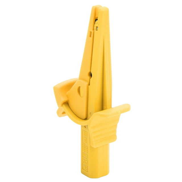 Insulated Electrical Test Clip Insulated Test Clamp Safe 20mm Opening Current Test Clip With 4mm Banana Socket For Car Trucks Electrical Projects