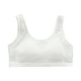 thumbnail image 3 of LRen Girls Sports Bras Stretchable Training Bra Girls Wireless Breathable Cami Bralettes Solid Color Lightly Padding Yoga Crop Top, 3 of 4