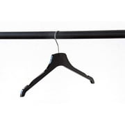NAHANCO 9201750HU Acrylic Premium Shirt Hanger, 17", Black (Pack of 12)