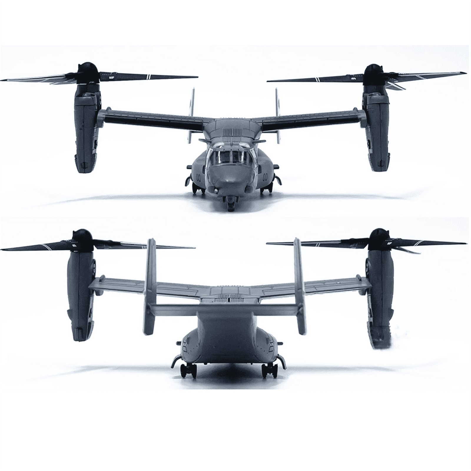 V22 Osprey Transport Helicopter Model 1:144 Scale Alloy Aircraft for Display Collection Model Gifts Toy