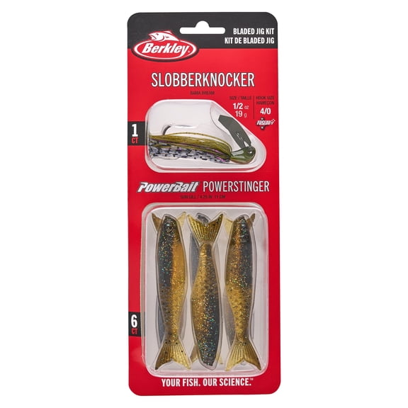 Berkley Slobberknocker and PowerStinger Kit, 1/2 oz, Bama Bream
