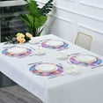 thumbnail image 7 of Painted Sea Shells Round Placemats Washable Placemats Non-Slip Heat-Resistant Table Place Mats for Dining Kitchen Holiday Party Table 15.4"-6PCS Home Decor, 7 of 7