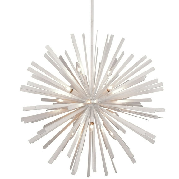 Metropolitan N1908 Confluence 16 Light 34" Wide Pendant - Piastra White