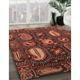 thumbnail image 2 of Ahgly Company Indoor Square Abstract Rust Pink Abstract Area Rugs, 8' Square, 2 of 6