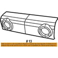 thumbnail image 2 of Jeep CHRYSLER OEM 2016 Wrangler Front Bumper-Applique 1ML27KYVAA, 2 of 2