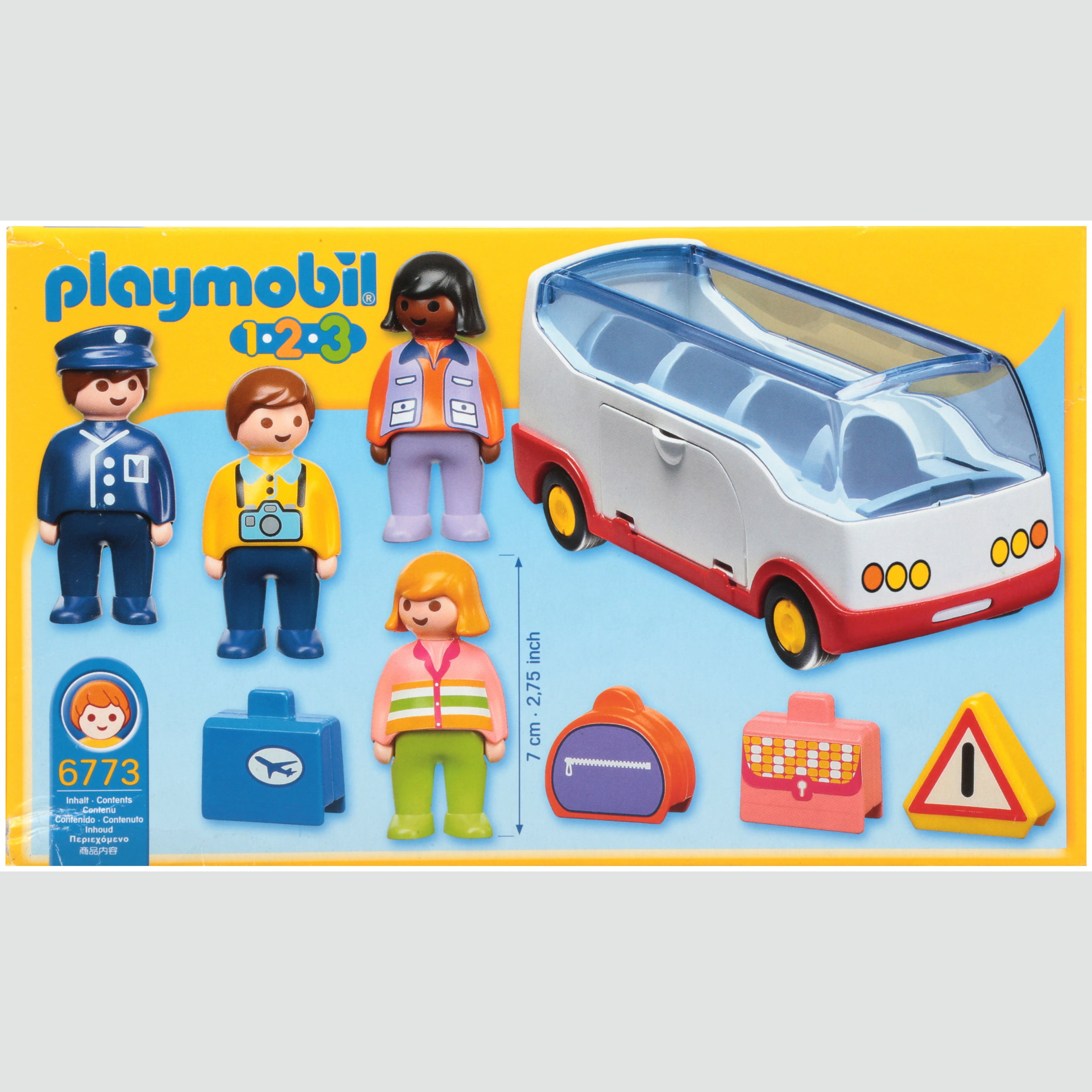 Playmobil First Smile & 123 Airport Shuttle Bus #PM102 
