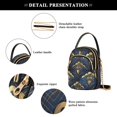 thumbnail image 4 of FORMRS Crossbody Bag for Women Shoulder Cell Phone Purse with Zipper, Blue Art Pattern, 4 of 7