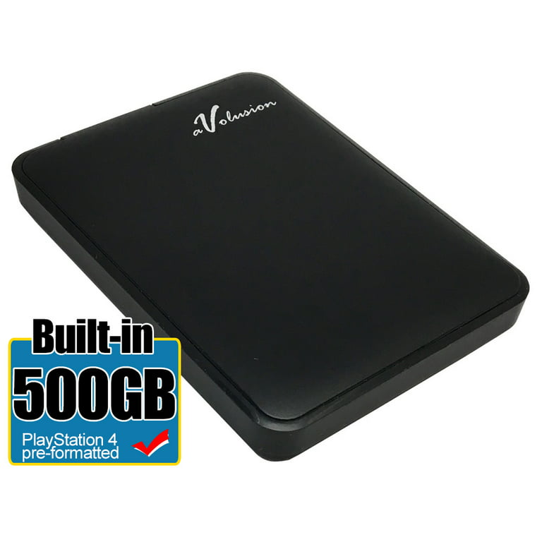 500GB USB 3.0 Portable External PS4 Hard Drive (PS4 Pre-Formatted) HD250U3-Z1 - 2 Year Warranty - Walmart.com
