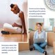 thumbnail image 4 of Calcetines de Pilates Ozaiic antideslizantes con agarre, yoga, 2 pares, negro y gris, 4 of 6