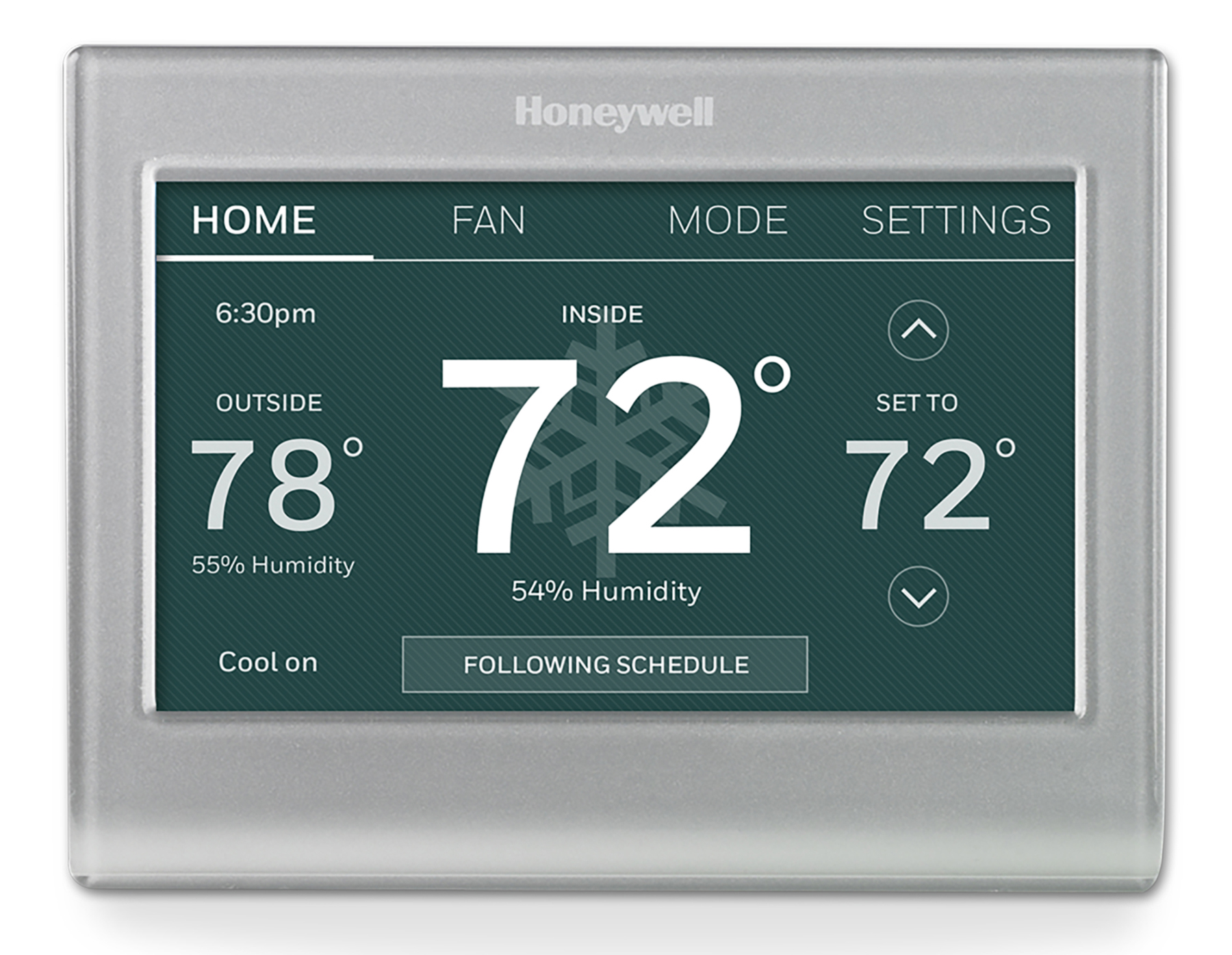 Honeywell RTH9585WF1004 Gray Wi-Fi Smart Color Thermostat - image 2 of 6