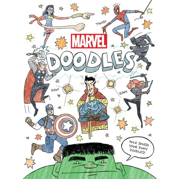 Pre-Owned Marvel: Doodles (Paperback) 148478636X 9781484786369