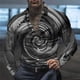 thumbnail image 1 of Las camisas de otoño más nuevas para hombres camisas sociales de lujo de manga larga con calavera 3D camisetas de gran tamaño con solapa camisetas para hombre ropa de otoño, 1 of 6