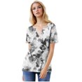 thumbnail image 5 of Lumivie Womens Summer Tops Casual Boho Fitted Tshirts Shirts For Women Multipack Blouses For Women Dressy Casual Women'S T Shirts Graphic Crop, 5 of 6