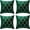 Green, variant on Gyulin Pack of 4 Gold Velvet Throw Pillow Covers 18x18 Inches Solid Square Pillow Covers Geometric Cushion Covers for Couch Sofa Home Bedroom Decor, Pink