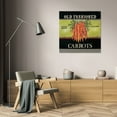 thumbnail image 3 of Kimberly Poloson 20x20 Gallery Wrapped Canvas Wall Art Titled - Old Fashioned Carrots, 3 of 4