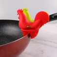 thumbnail image 5 of Accesorio de cocina con soporte para cuchara de gallo rojo y verde, regalos divertidos para anfitrionas, 5 of 5