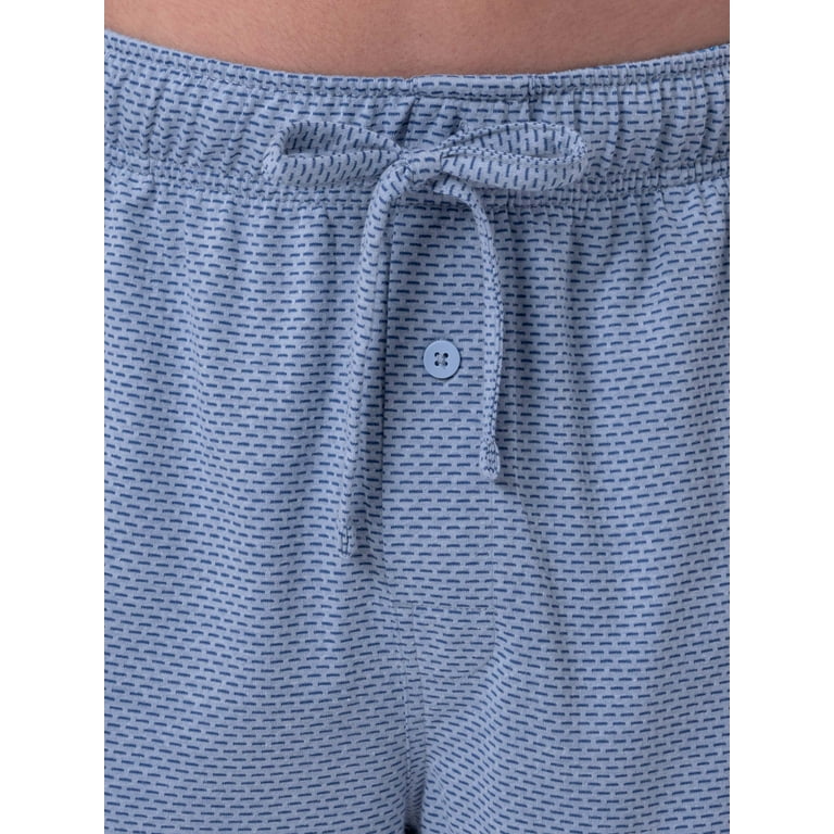 Cotton Pyjama Shorts - Blue mix