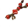 thumbnail image 6 of Boho Ceramic Statement Necklaces Woman Long Wood Sweater Chain Pendant Jewelry, 6 of 6