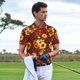 thumbnail image 3 of Fotbe Red Plaid Sunflower Camiseta Polo de Golf para Hombre con Estampado – Camisa Deportiva Transpirable con Cuello Abotonado-Medium, 3 of 6