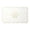 White, variant on Scalloped Dog Feeding Mats, Brown, 20" X 24”