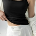thumbnail image 4 of Chbgutlmr Tank Top for Women Summer Casual Scoop Neck Sleeveless Ribbed Spaghetti Strap Camisoles Top Shirts, 4 of 6