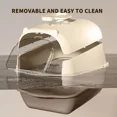 thumbnail image 5 of Lightweight Portable Cat Litter Box, Large Capacity Foldable Travel Litter Box for Travel, Foster & Outdoor Use, 5 of 7