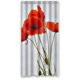 thumbnail image 1 of Cortina de ducha ABPHQTO Awesome Poppies Impermeable 90x180 cm, 1 of 2
