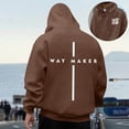thumbnail image 1 of MHFRRA Sudaderas y Sudaderas para Hombre, Jersey de Manga Larga con Estampado para Uso Casual, Actividades Al Aire Libre y Comodidad En El Hogar Marrón, 1 of 6