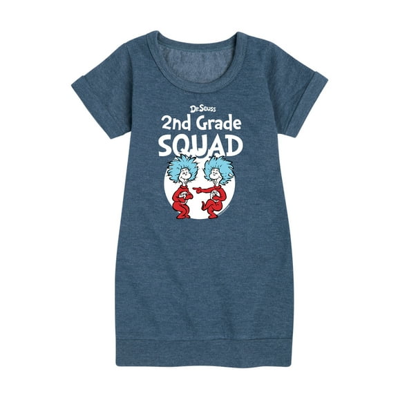 Dr. Seuss - 2nd Grade Squad - Youth Girls Fleece Dress