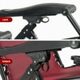 thumbnail image 6 of Gymax 2PCS Folding Zero Gravity Lounge Chair Recliner w/ Cup Holder Pillow Red, 6 of 8
