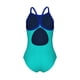 thumbnail image 2 of Traje de baño ARENA Feel para niñas, una pieza, Water/Neon Blue, talla 2T/16, 2 of 4