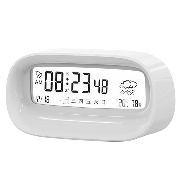 Simple Electronic Alarm Clock Digital Students Wake Up Desktop Clock Calendar Creative LCD