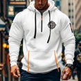 thumbnail image 2 of Spring And Autumn Sweatshirt For Men Hoodie Zipper Arm Pocket Cardigan Men's Sports Large Size Casual Hoodie, 2 of 5