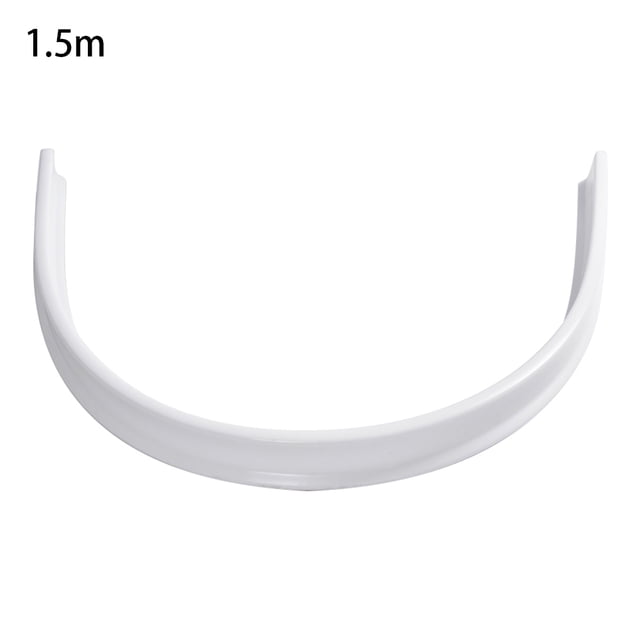 Tira impermeable del tapón del agua del silicón de la barrera de la ducha para el cuarto de baño de la cocina, 1.5M tholdsy HA4614-03B