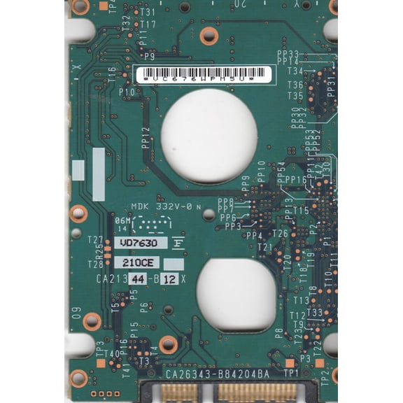 MHW2120BH, PN CP170869-01, Fujitsu 120GB SATA 2.5 PCB