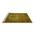 thumbnail image 2 of Ahgly Company Machine Washable Indoor Rectangle Oriental Yellow Industrial Area Rugs, 8' x 10', 2 of 4