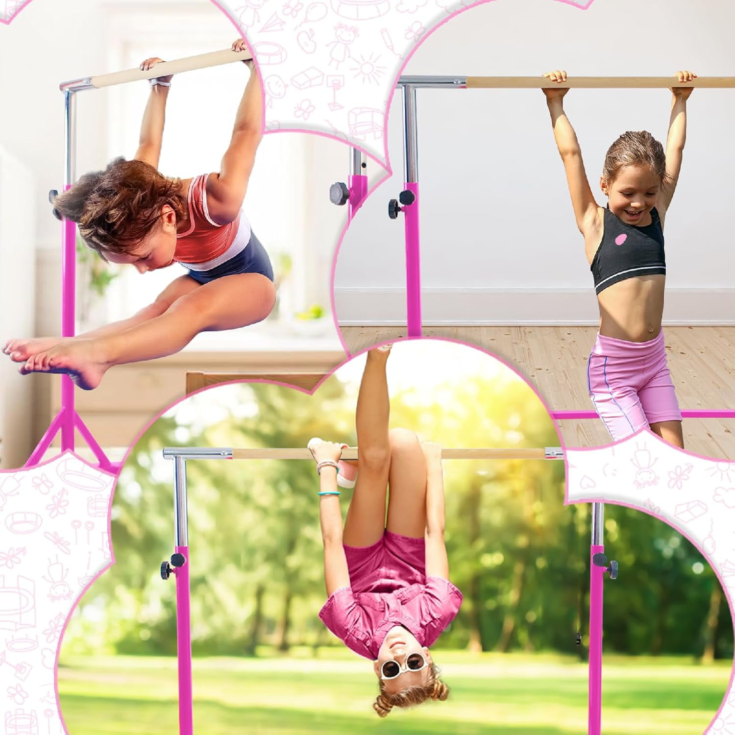 15様　完成写真　うんていタイプA 幅＋10cm 背面半分ボルダリング 15様完成写真うんていタイプA 幅＋10cm 背面半分ボルダリング