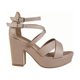 thumbnail image 2 of Tacón Para Mujer CASTALIA 307-12 Beige Doble Correa CASTALIA 307-12, 2 of 3