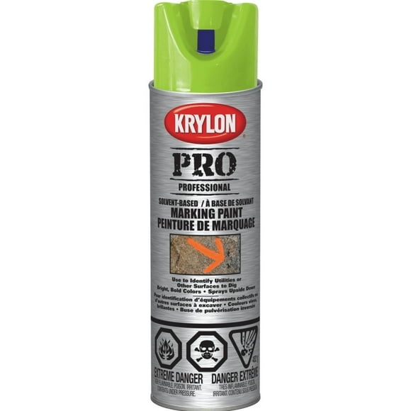 Professional Solvent-Based Marking Spray Paint - Neon Green, 482 g