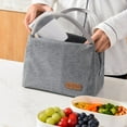 thumbnail image 3 of Lunch Box Bag with Handles Reusable Lunch Box Bags for Car Travel Work Picnic, 3 of 10