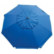 RIO Beach 7 ft Wood Pole Beach Umbrella with Sand Anchor, Solid