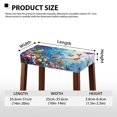 thumbnail image 7 of ZUXONGSY Butterfly Stool Covers Rectangle 2 Pack Bar Furniture Cover with Elastic Bands Counter Stool Covers Dust Protective Cover Slipcovers for Kitchen Living Room Wedding Pub Decor, 7 of 7