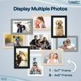Icona Bay Picture Collage Frames for Wall (Mixed Colors, One 5x7