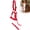 Red, variant on Nylon Weanling Halter for Foals, Ponies, Mini Horses, Adjustable 3/4" 2-Ply Webbing, Brass Hardware, Lightweight – Royal Blue
